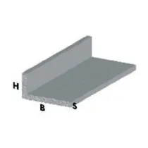 PROFILO CROMO H.200 CM ELLE 15X10X1 MM (5