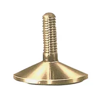 PIEDINO FISSO OTTONE MA10 X D 40 MM* (25