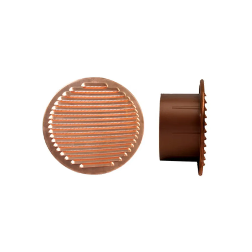 GRIGLIA AERAZIONE RAME ANTINS D 100 MM BOC PLA GRIGLIA AERAZIONE RAME ANTINS D 100 MM BOC PLA