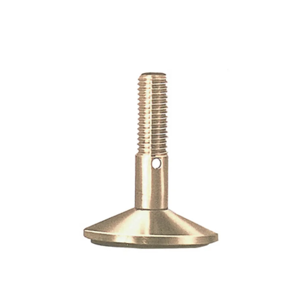 PIEDINO REGOLABILE OTTONE MA12 X D 50 MM (10