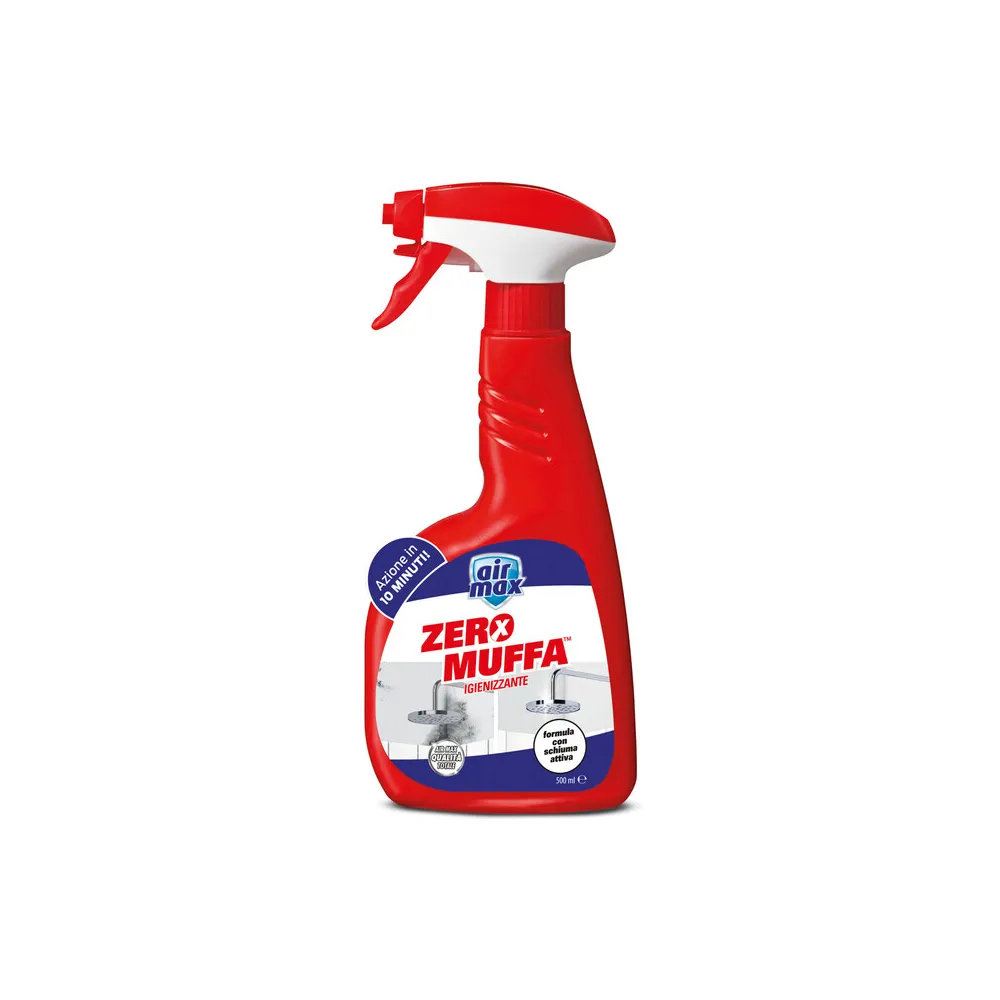 ANTIMUFFA AIRMAX ZERO IGIENIZZANTE 500 ML ROSSO (6 ANTIMUFFA AIRMAX ZERO IGIENIZZANTE 500 ML ROSSO (6