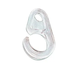 GANCIO P/BASTONE TENDA D 10 MM PLASTICA TRASP (500