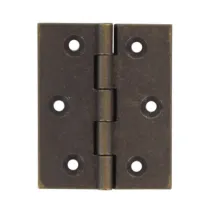 CERNIERA FRESATA PIANA OTTONE BRONZ 50X40 MM** (24