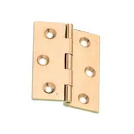 CERNIERA FRESATA 1/2 COLLO OTTONE SATIN 40X35 MM** (24