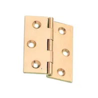 CERNIERA FRESATA 1/2 COLLO OTTONE SATIN 50X40 MM** (24