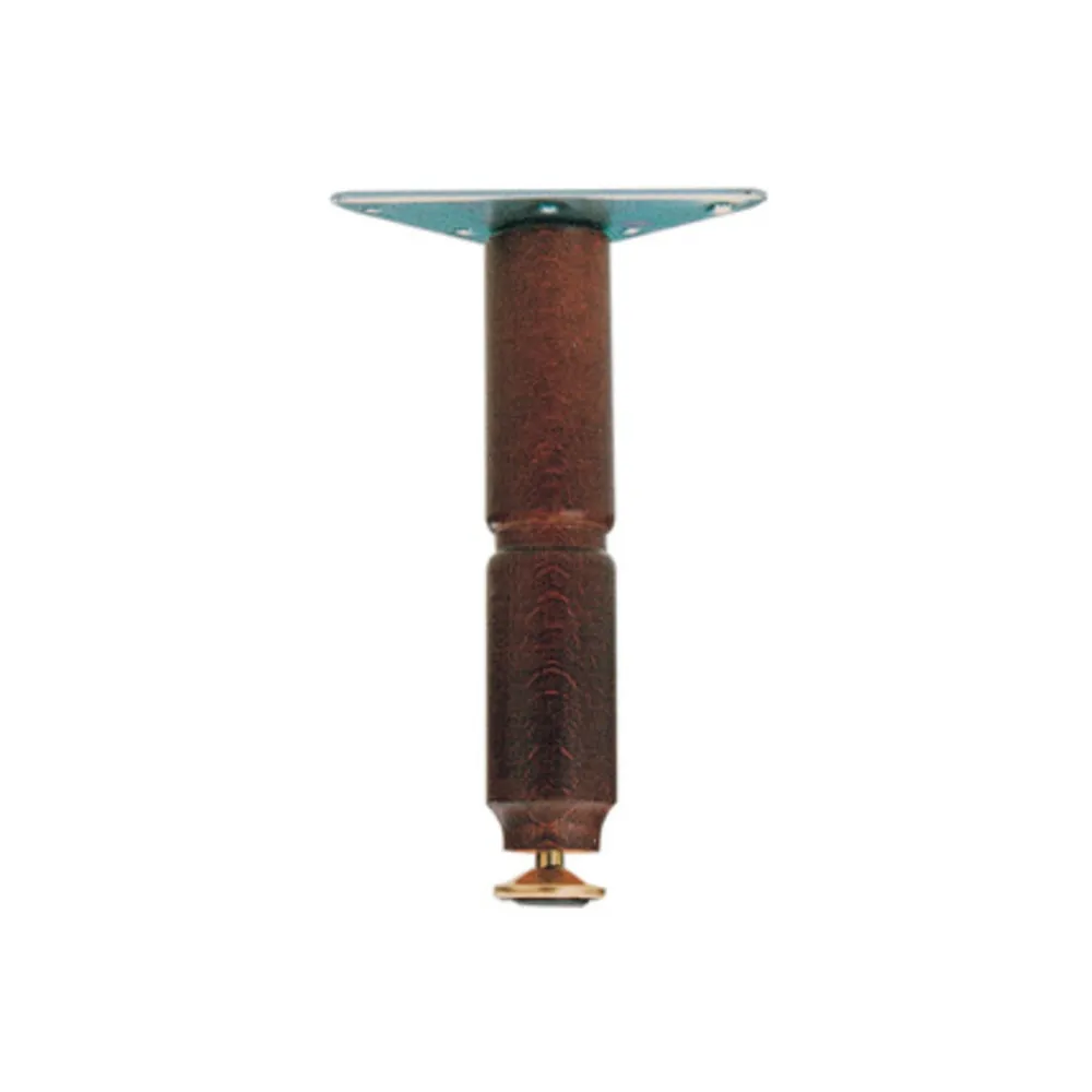 PIEDINO LEGNO PIASTRA MOBILE 150 MM NOCE* (12 PIEDINO LEGNO PIASTRA MOBILE 150 MM NOCE* (12