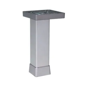 PIEDINO REGOLABILE ALLUM 150 MM P0702-Z ARGENTO (12
