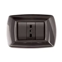PLACCA LIFE LIVING PLAST NERO GLITTERING 3P (10