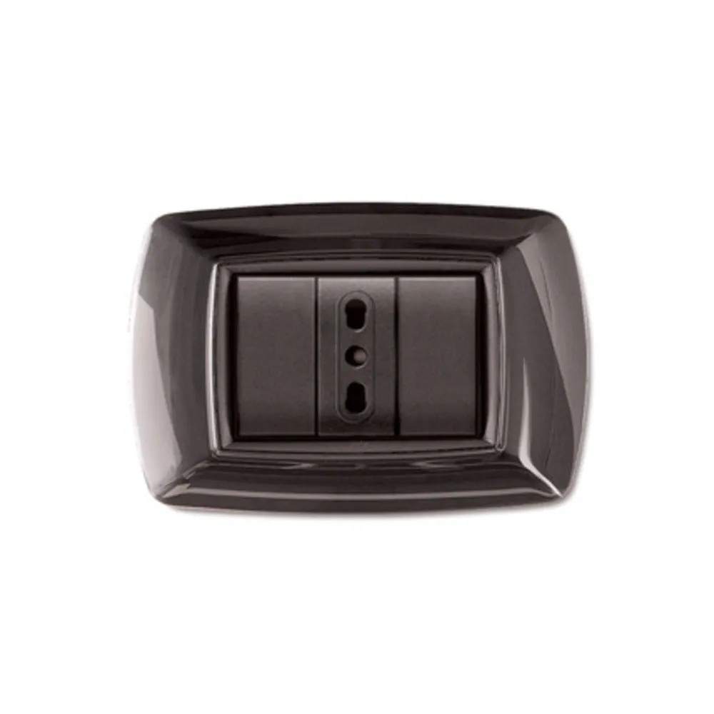 PLACCA LIFE LIVING PLAST NERO GLITTERING 3P (10