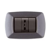 PLACCA LIFE LIVING PLAST GRIGIO CHIARO VULCAN 3P (10