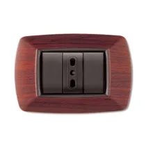 PLACCA LIFE LIVING PLAST LEGNO SCURO 3P (10