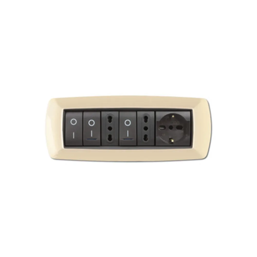 PLACCA LIFE LIVING PLAST AVORIO 7P