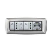 PLACCA LIFE LIVING PLAST ALLUMINIO CHIARO 7P
