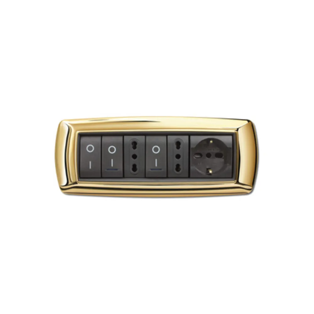 PLACCA LIFE LIVING PLAST ORO 7P