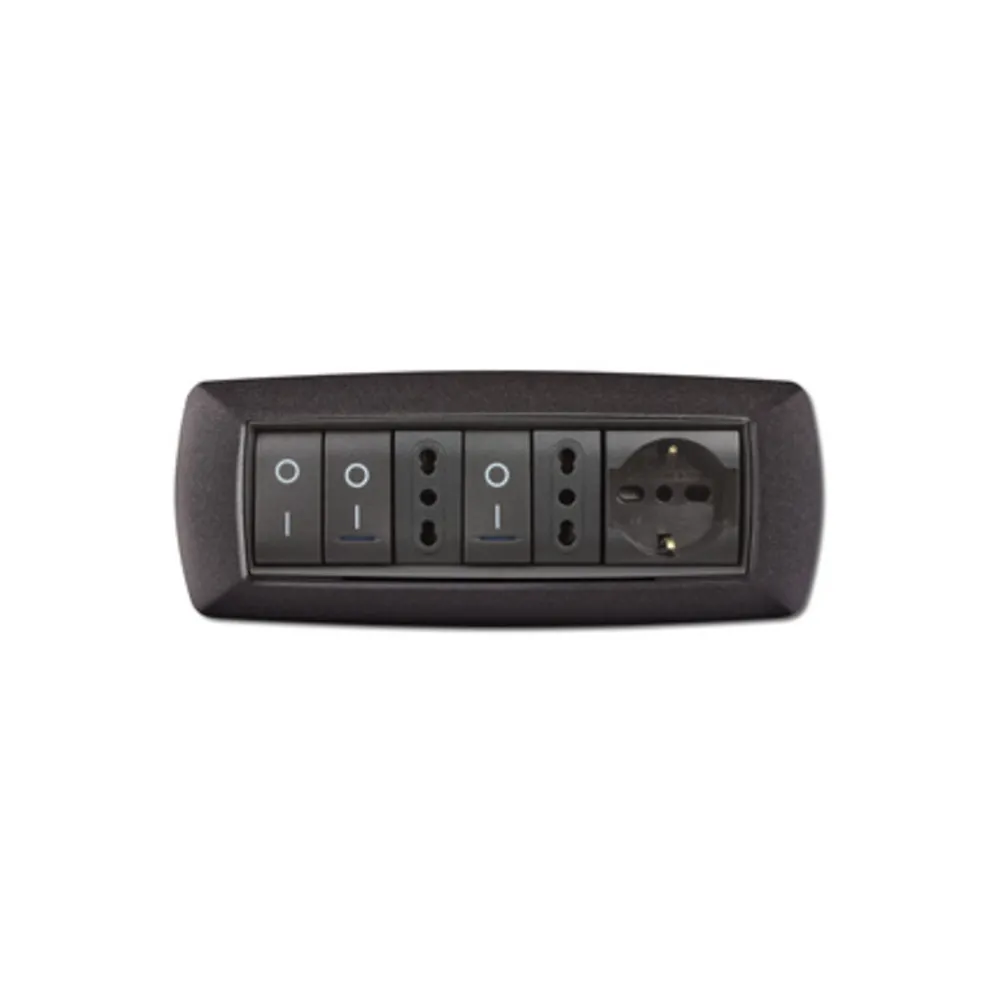 PLACCA LIFE LIVING PLAST GRIGIO NOTTE VULCAN 7P
