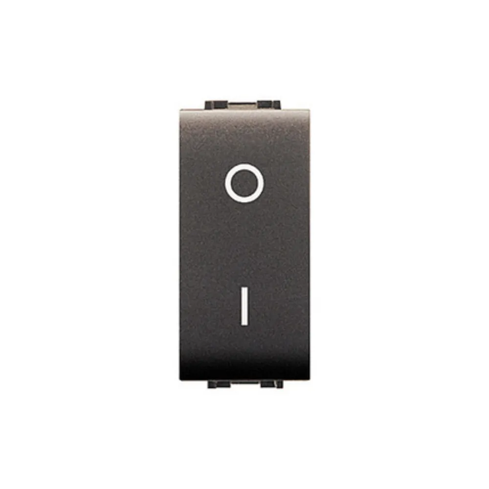 LIFE 4009 INTERRUTTORE BIPOLARE GRIGIO ANTRACITE (12