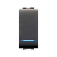 LIFE 4013 DEVIATORE UNIPOLARE ILLUMIN.LE GRIGIO (12