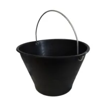 SECCHIO P/MURATORE PLAST C/ARCO NERO D 34CM 8 L (10