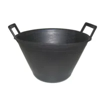 SECCHIO P/MURATORE PLAST 2 MAN NERO D 36CM 10 L (10