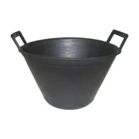 SECCHIO P/MURATORE PLAST 2 MAN NERO D 36CM 10 L (10