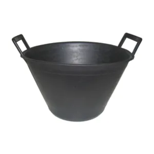 SECCHIO P/MURATORE PLAST 2 MAN NERO D 36CM 10 L (10