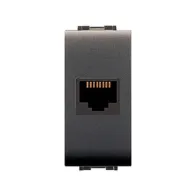 LIFE 4083 PRESA TELEFONICA RJ45 PLUG 8/8 GRIGIO ANT (6