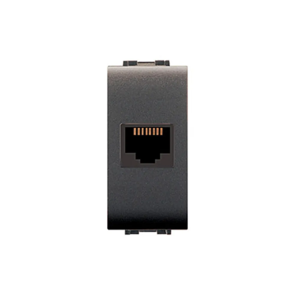 LIFE 4083 PRESA TELEFONICA RJ45 PLUG 8/8 GRIGIO ANT (6