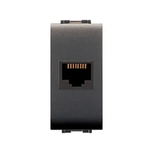 LIFE 4083 PRESA TELEFONICA RJ45 PLUG 8/8 GRIGIO ANT (6