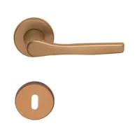 MANIGLIA ALLUMINIO ANODIZZ BRONZO C/BOCCHETT (5