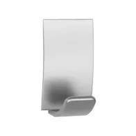 APPENDINO ADESIVO INOFIX 1 POSTO CROMO OPACO (6