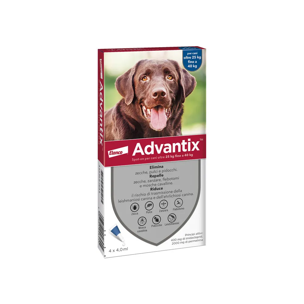 BAYER ADVANTIX SPOT ON 6 PIPETTE CANI 25-40 KG