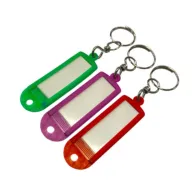 PORTAETICHETTA IN PLASTICA C/FINESTRA 21X62 MM (200