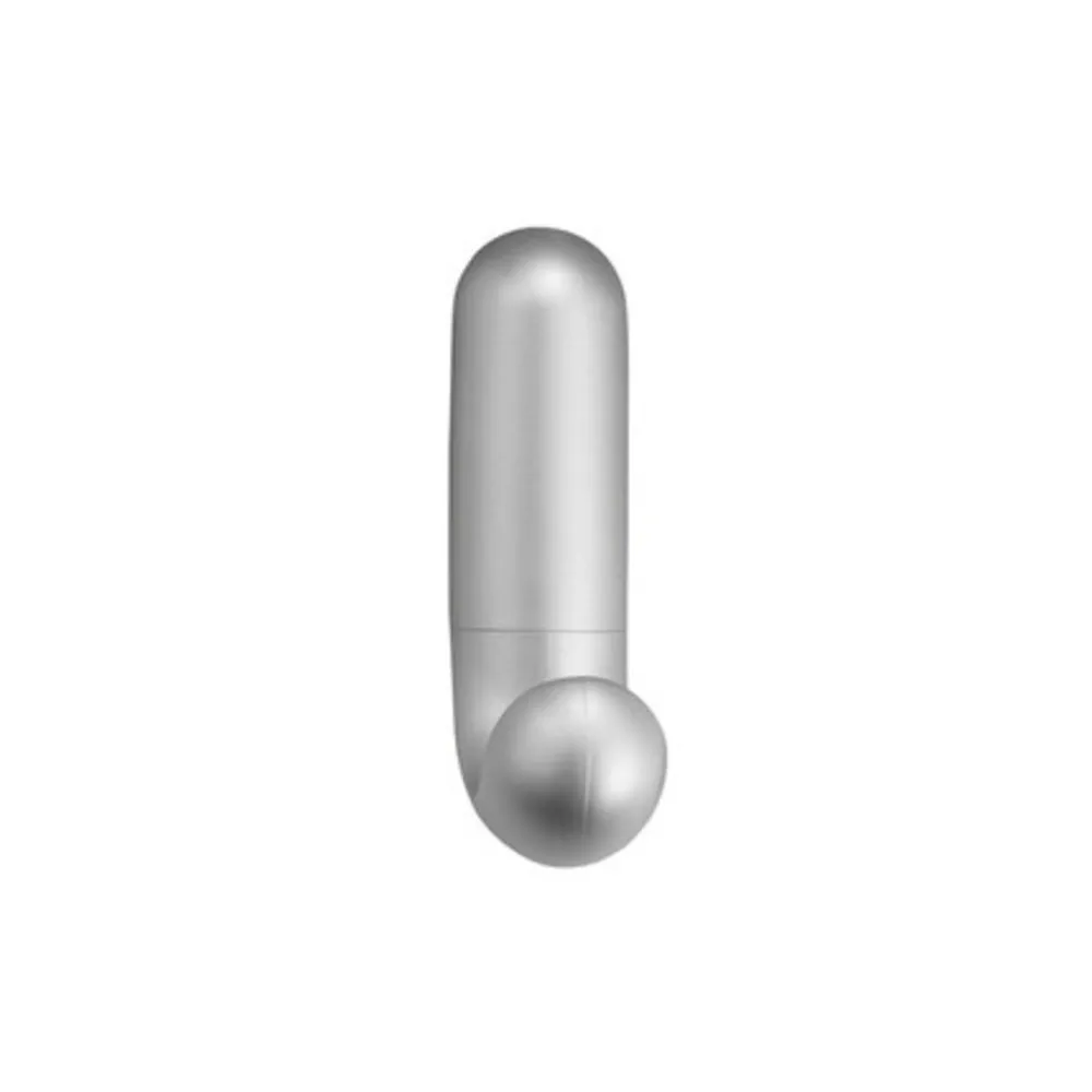GANCIO ADESIVO J INOFIX 1 POSTO CROMO OPACO (6 GANCIO ADESIVO J INOFIX 1 POSTO CROMO OPACO (6