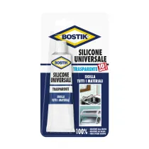 BOSTIK SILICONE UNIVERSALE 60 ML TRASPAR BLISTER (12