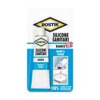 BOSTIK SILICONE SANITARI BLISTER 60 ML BIANCO BLISTER (12