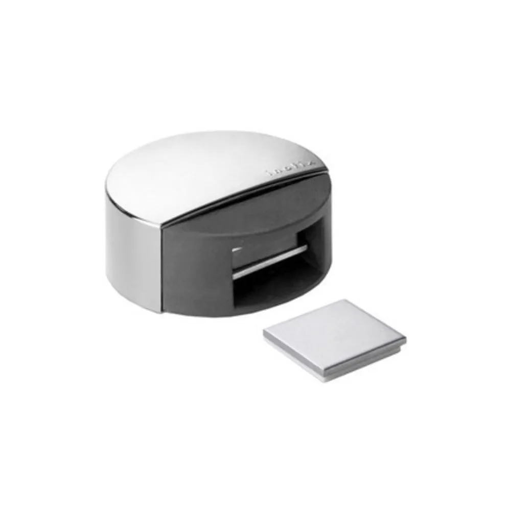 FERMAPORTA MAGNETICO ADESIVO INOFIX CROMO OPACO (10 FERMAPORTA MAGNETICO ADESIVO INOFIX CROMO OPACO (10