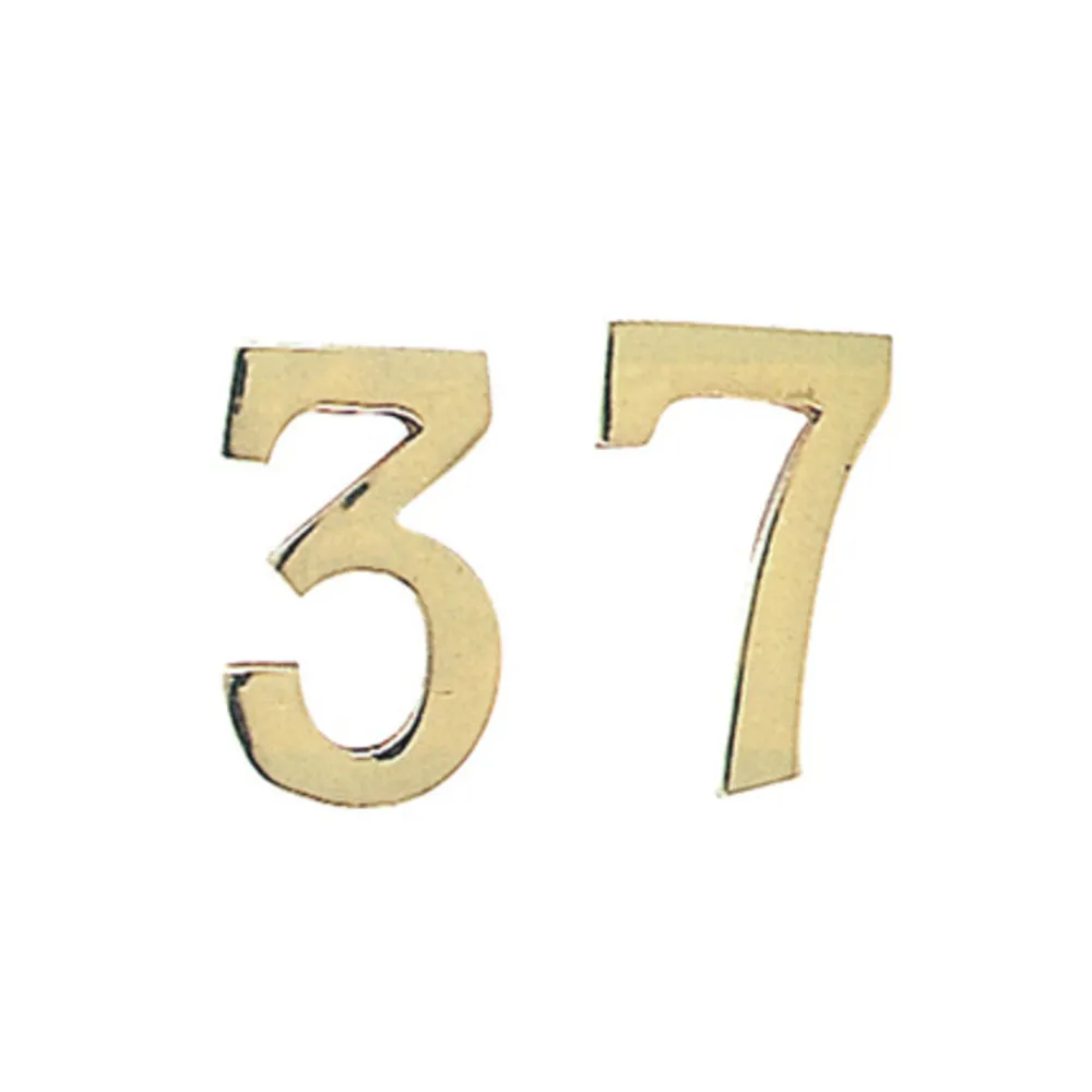 NUMERO CIVICO 7 IN OTTONE 100 MM (10