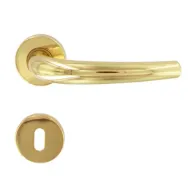 MANIGLIA TORINO ART.160P C/BOCCHETTA ORO LUCIDO