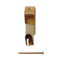 GANCIO P/QUADRO X N. 1 ACC OTTON C/SPILLO 10 PZ (15