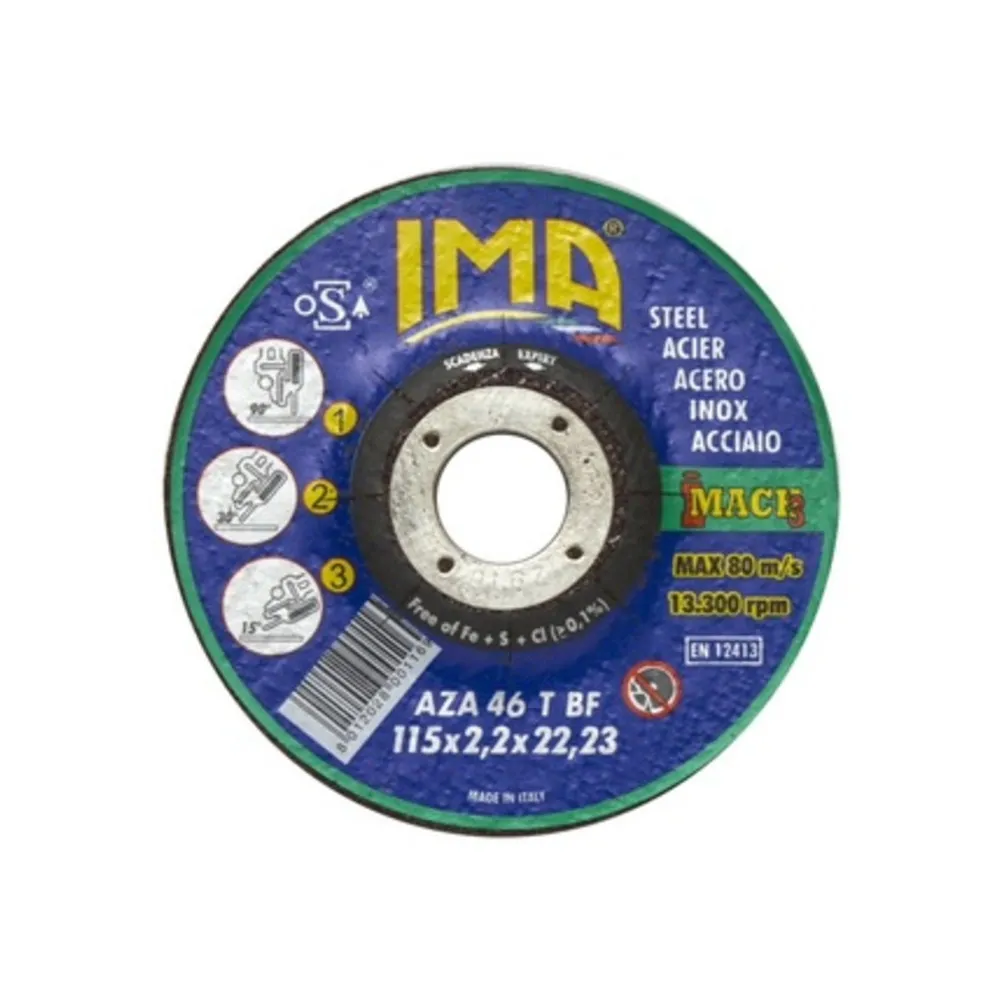 IMA DISCO P/FERRO TAGLIO E SBAVO D 115X2