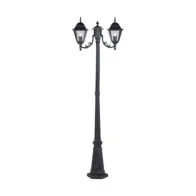 LAMPIONE NEW YORK H 200 CM 2 LUCI GRIGIO