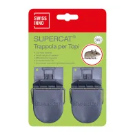 TRAPPOLA P/TOPI C/ESCA SUPERCAT 2 PZ (8