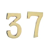 NUMERO CIVICO 9 IN OTTONE 100 MM (10