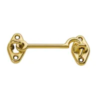 GANCIO FERMAFINESTRA OTTONE LUCIDO  80 MM** (25