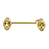 GANCIO FERMAFINESTRA OTTONE LUCIDO 100 MM** (25