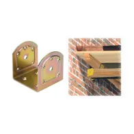 PIASTRA 761 STAFFA ESTERNO TRAVI ACC TROP 45X46 MM (10