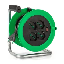 FME 146106 AVVOLGICAVO 4P 15M 3X1 SP 10A 4 PR BIP SC+LIM