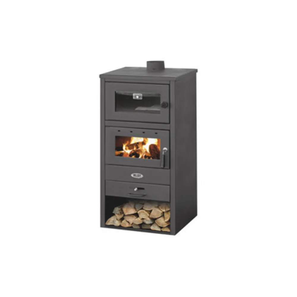 STUFA LEGNA C/FORNO 12 KW BLIST BR