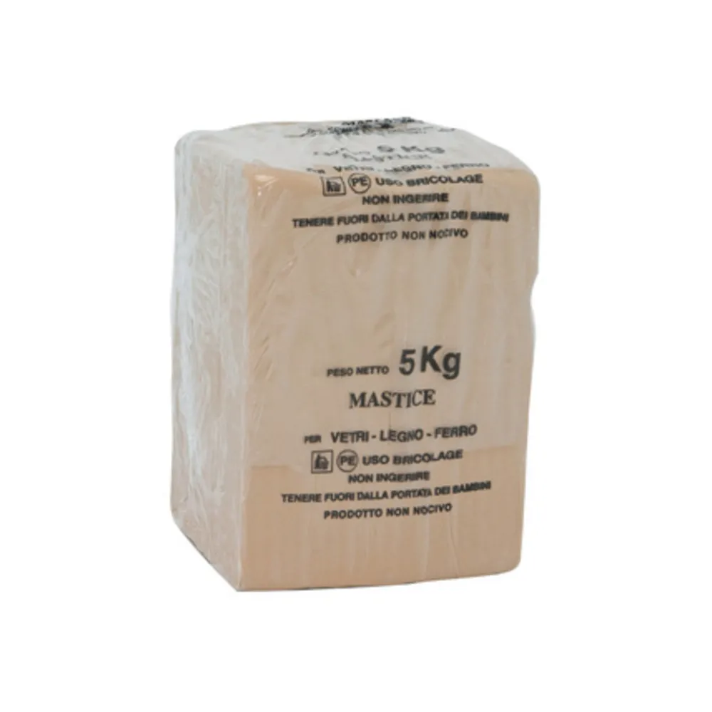 MASTICE P/VETRI BIANCO DA 5 KG (20