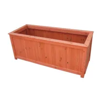 CASSETTA P/PIANTA IN LEGNO CM. 90X45X45 (2
